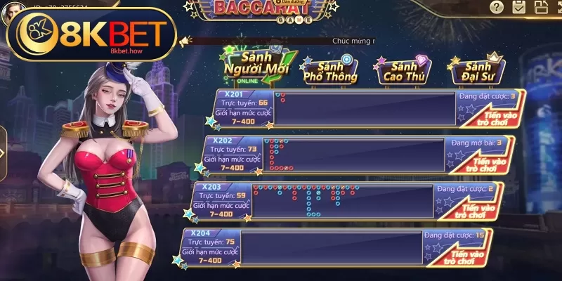 Game đánh bài Baccarat siêu kinh điển